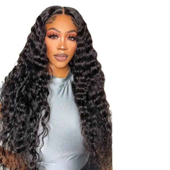 Black curly wig - Bellezza Boutique