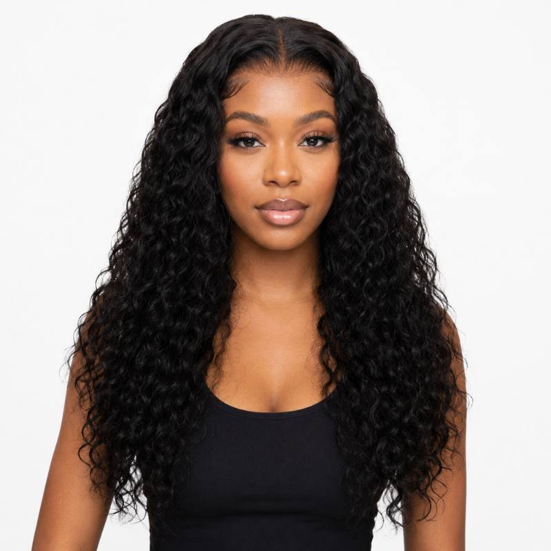 Deep Wave 13x4 HD Lace Front Wig - Bellezza Boutique