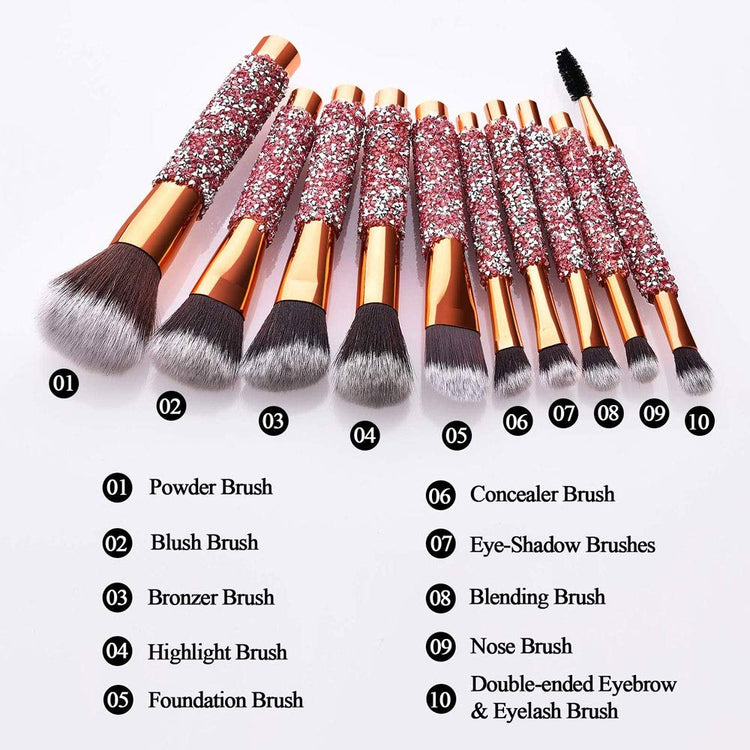 Makeup Brush Set - Bellezza Boutique