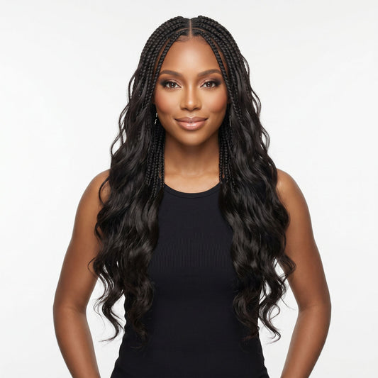 16" Body Wave Feather Crochet - Bellezza Boutique