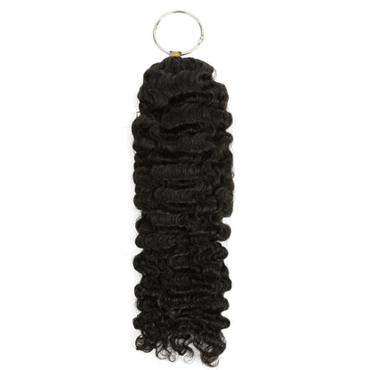 16" Burmese Curly Feather Crochet - Bellezza Boutique