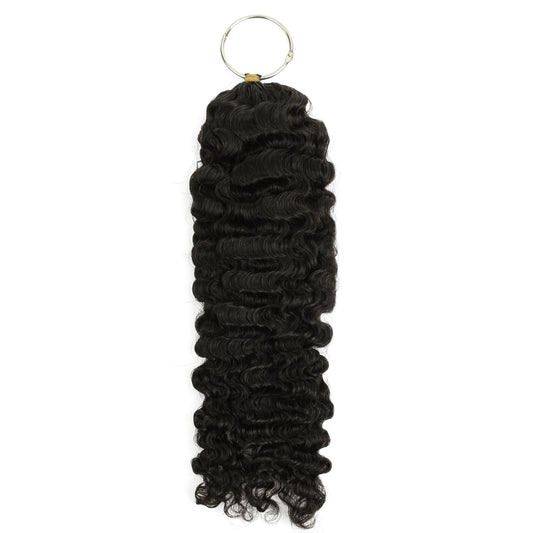 16" Burmese Curly Feather Crochet - Bellezza Boutique