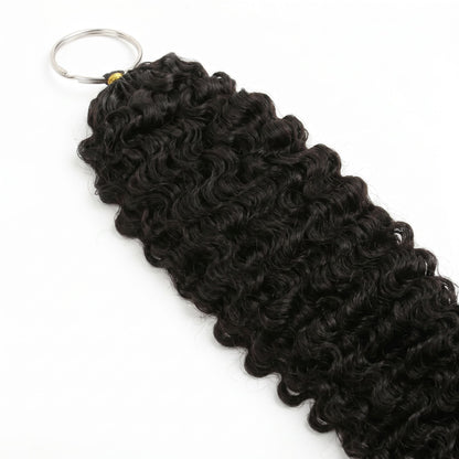 16" Burmese Curly Feather Crochet - Bellezza Boutique