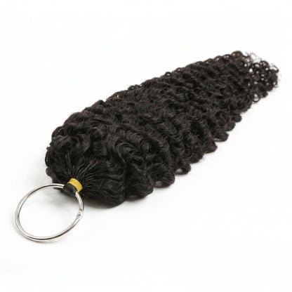 16" Burmese Curly Feather Crochet - Bellezza Boutique