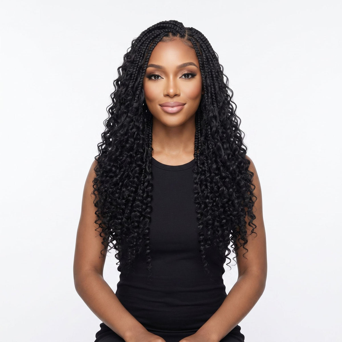 16" Deep Wave Feather Crochet - Bellezza Boutique