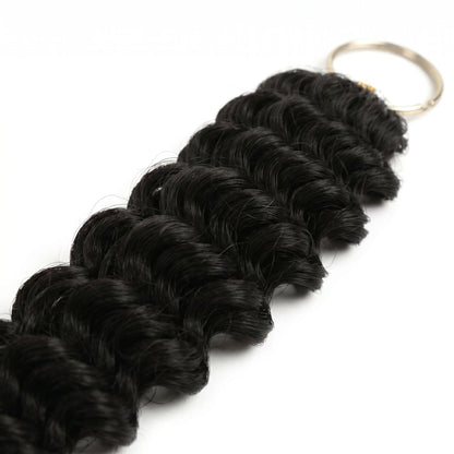 16" Deep Wave Feather Crochet - Bellezza Boutique