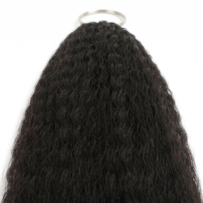 16" Kinky Straight Feather Crochet - Bellezza Boutique