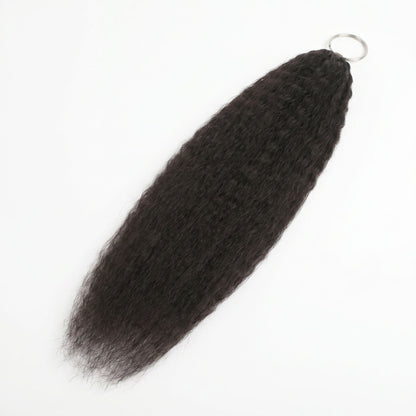 16" Kinky Straight Feather Crochet - Bellezza Boutique