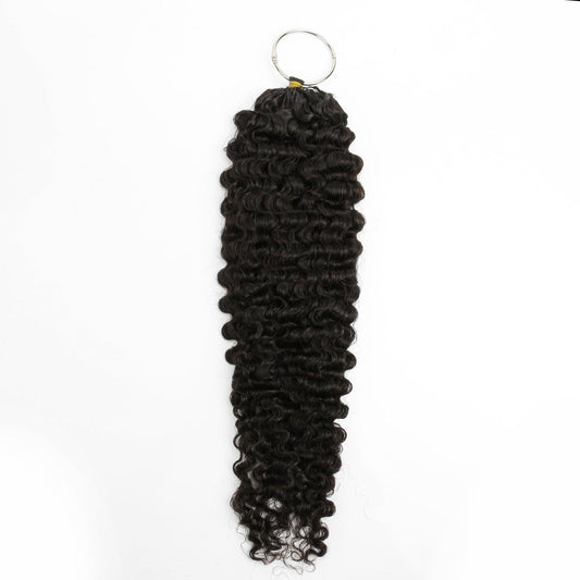 20" Burmese Curly Feather Crochet - Bellezza Boutique