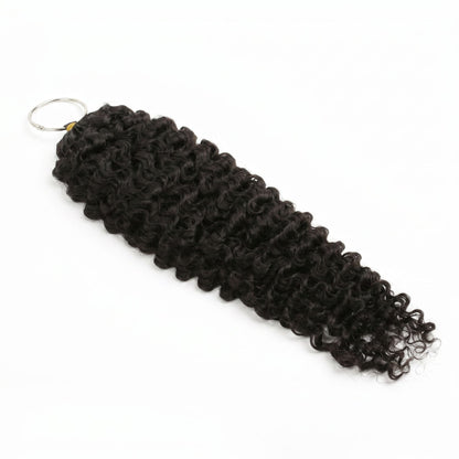 20" Burmese Curly Feather Crochet - Bellezza Boutique