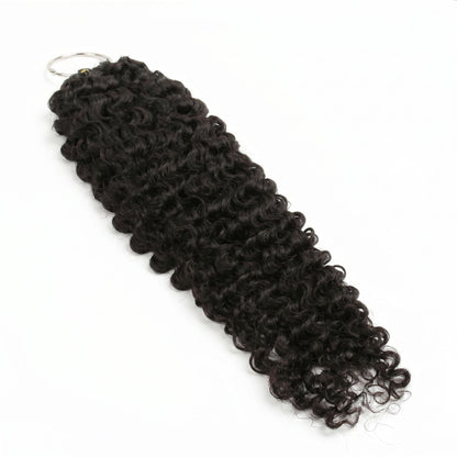 20" Burmese Curly Feather Crochet - Bellezza Boutique