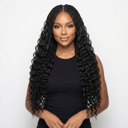 20" Deep Wave Feather Crochet - Bellezza Boutique