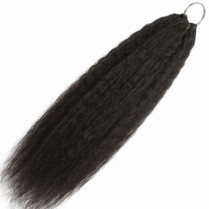 20" Kinky Straight Feather Crochet - Bellezza Boutique