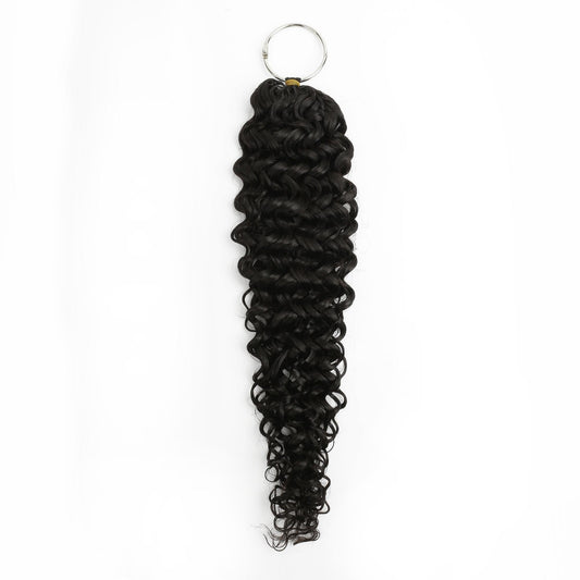20" Ocean Wave Feather Crochet - Bellezza Boutique
