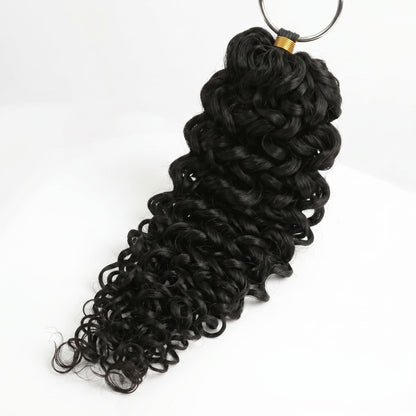 20" Ocean Wave Feather Crochet - Bellezza Boutique