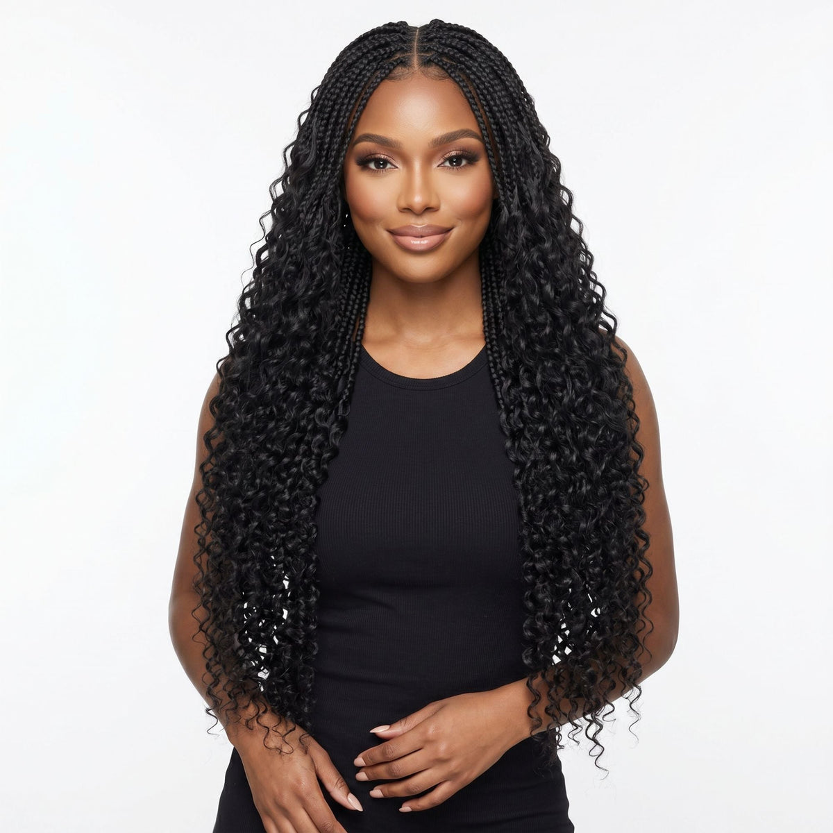20" Water Wave Feather Crochet - Bellezza Boutique
