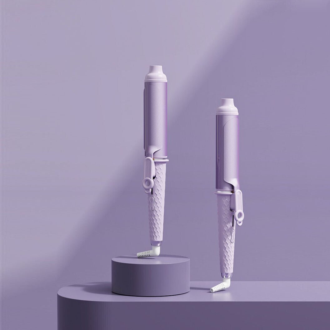 40mm ceramic curling wand for big bouncy curls with fast heat and frizz control Bellezza Boutique
