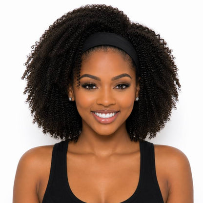 Afro Kinky Curly Headband Wig - Bellezza Boutique