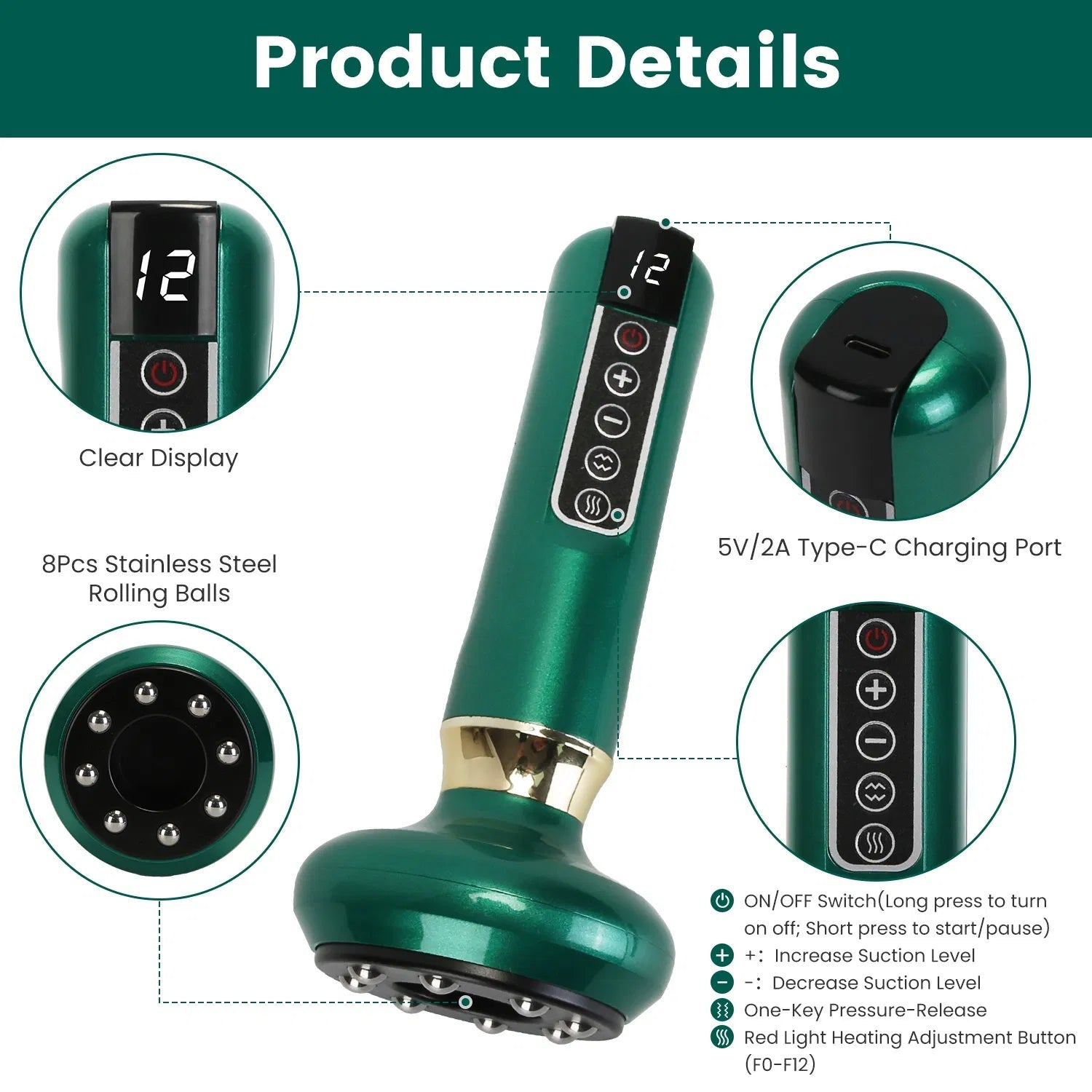 Anti Cellulite Handheld Massager - Bellezza Boutique