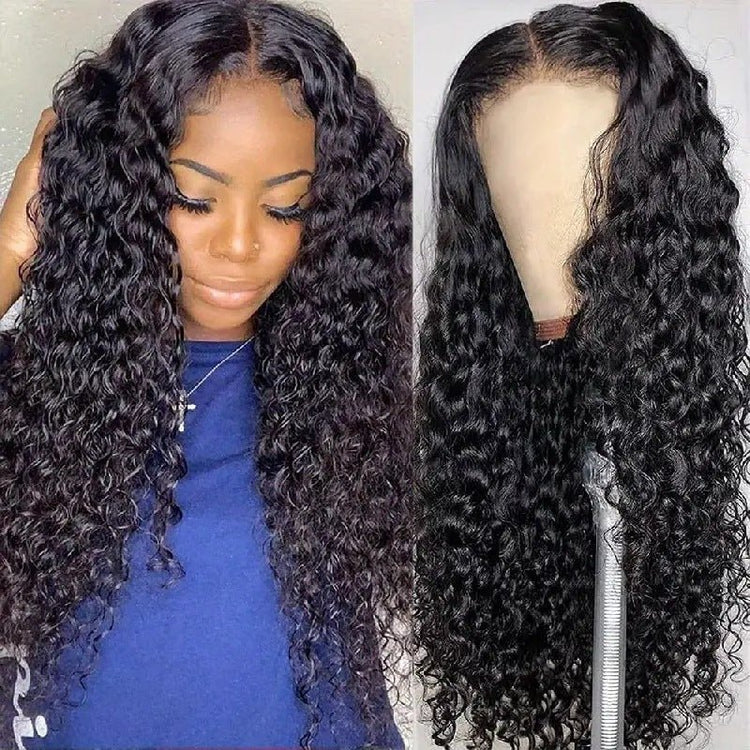 Black curly wig - Bellezza Boutique
