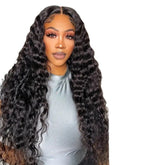 Black curly wig - Bellezza Boutique