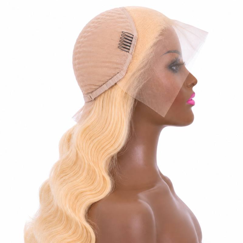 Blonde Body Wave 13x4 Transparent Lace Front Wig - Bellezza Boutique