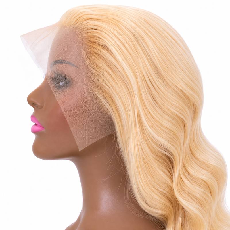 Blonde Body Wave 13x4 Transparent Lace Front Wig - Bellezza Boutique
