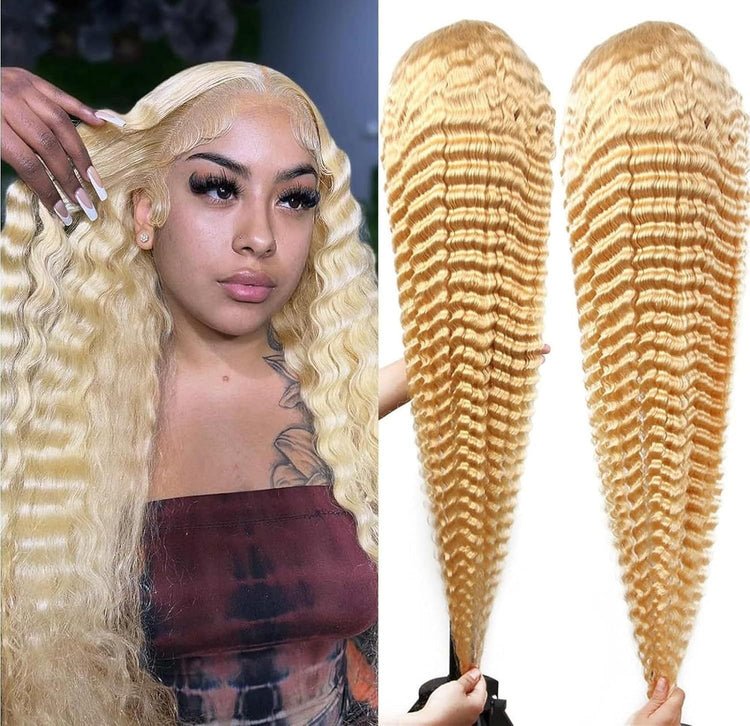 Blonde Curly Wig - Bellezza Boutique
