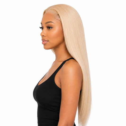 Blonde Straight 13x4 Transparent Lace Front Wig - Bellezza Boutique