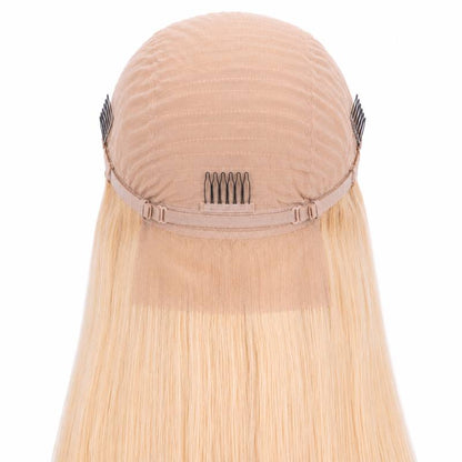 Blonde Straight 13x4 Transparent Lace Front Wig - Bellezza Boutique