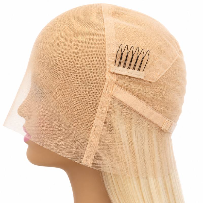 Blonde Straight Transparent Full Lace Wig - Bellezza Boutique