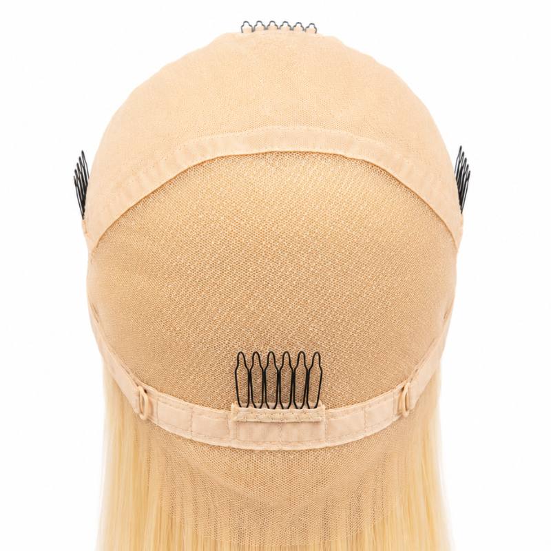 Blonde Straight Transparent Full Lace Wig - Bellezza Boutique