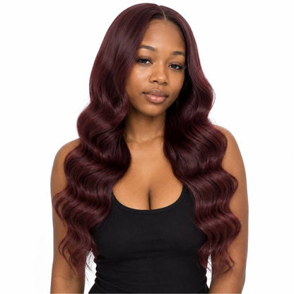 Burgundy Body Wave Human Hair Bundles - Bellezza Boutique