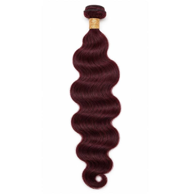 Burgundy Body Wave Human Hair Bundles - Bellezza Boutique