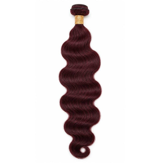 Burgundy Body Wave Human Hair Bundles - Bellezza Boutique