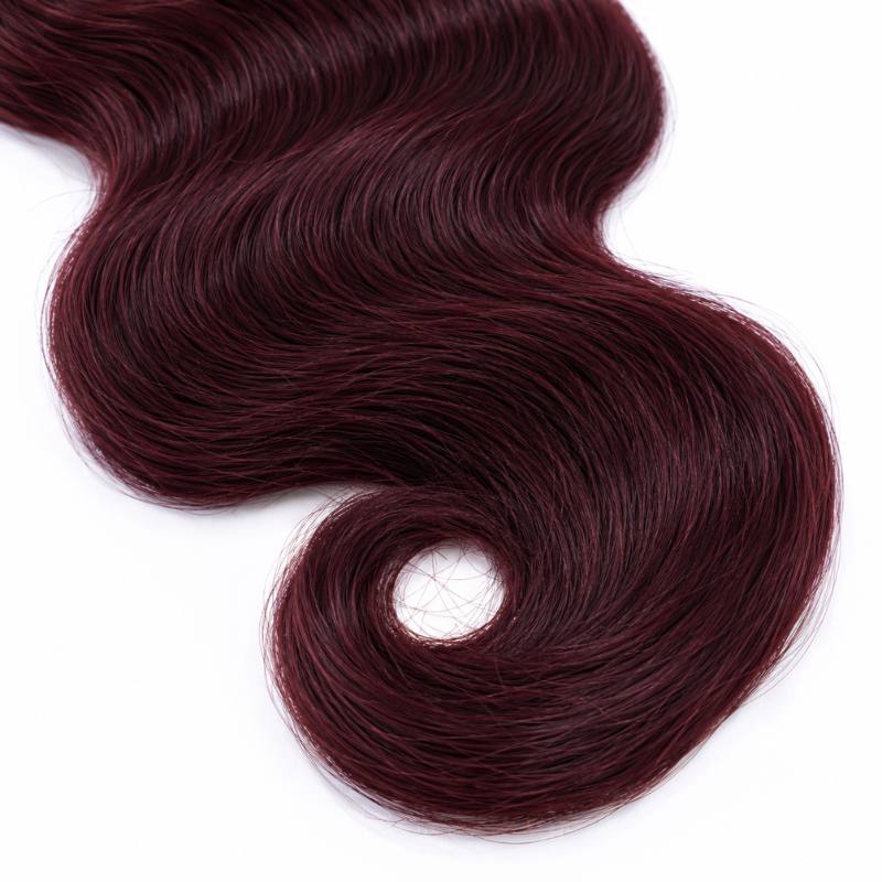 Burgundy Body Wave Human Hair Bundles - Bellezza Boutique