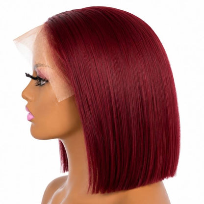 Cherry 13x4 Transparent Lace Front Bob Wig - Bellezza Boutique