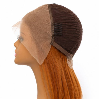 Cinnamon 13x4 Transparent Lace Front Bob Wig - Bellezza Boutique