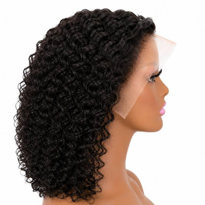Coffee 13x4 Transparent Lace Front Bob Wig - Bellezza Boutique