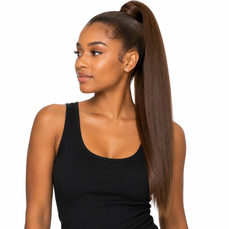 Dark Brown Ponytail - Bellezza Boutique