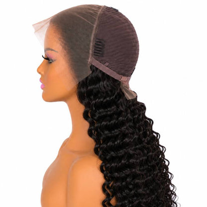 Deep Wave 13x6 HD Lace Front Invisible Hairline Wig - Bellezza Boutique