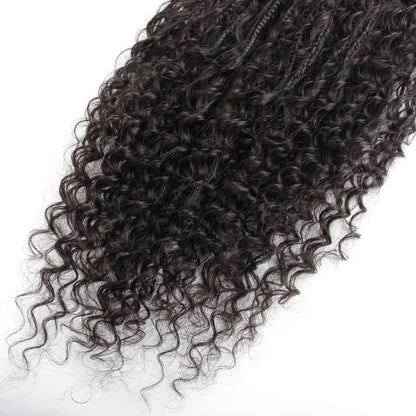 Deep Wave Boho Braids with Human Hair Blend - Bellezza Boutique