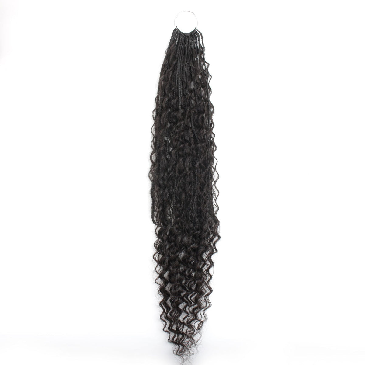 Deep Wave Boho Braids with Human Hair Blend - Bellezza Boutique