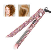 Diamond titanium hair straightener and curler 2-in-1 styling iron with LCD display Bellezza Boutique