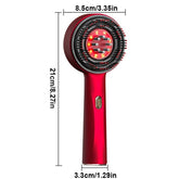 Electric scalp massage brush with red light therapy for hair growth and relaxation Bellezza Boutique