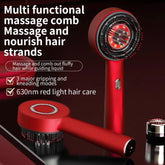 Electric scalp massage brush with red light therapy for hair growth and relaxation Bellezza Boutique