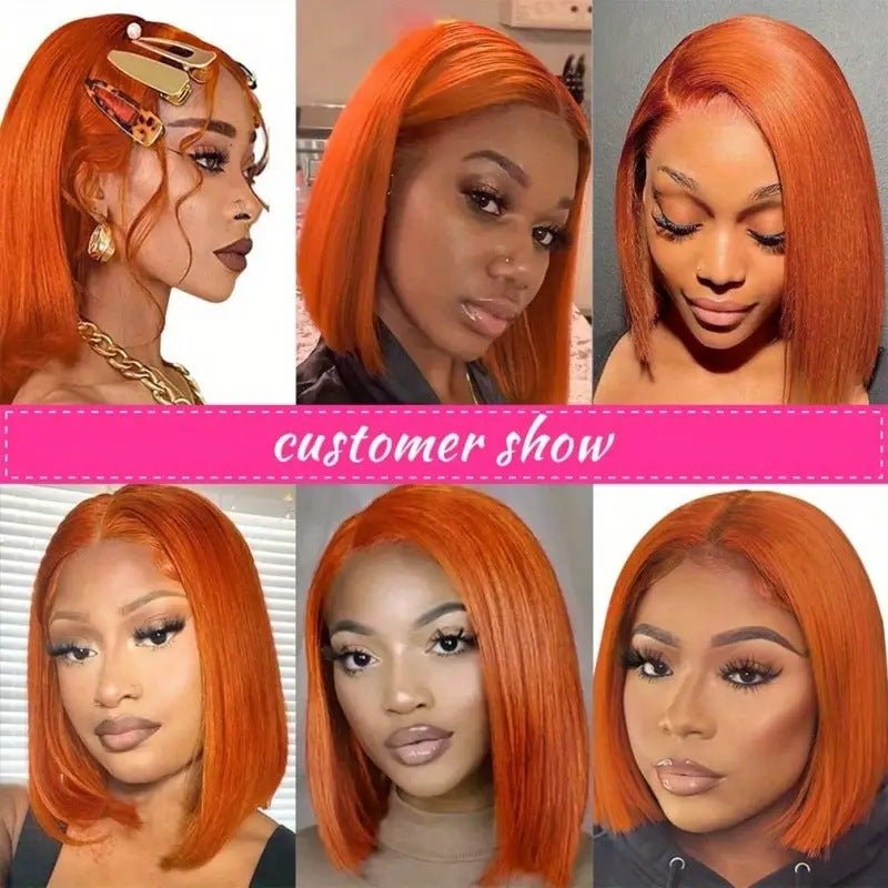 Ginger Bob Wig - Bellezza Boutique