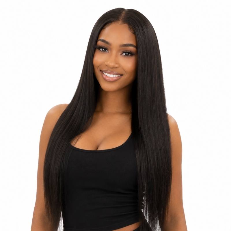 Glueless Straight 2x6 HD Lace Closure Wig - Bellezza Boutique