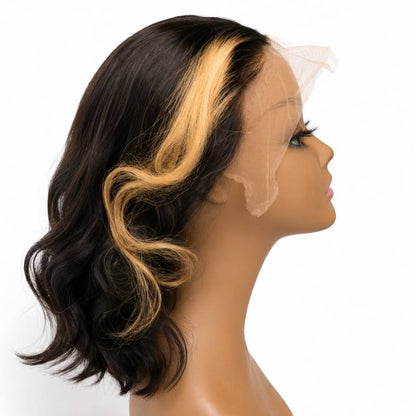 Honeycomb 13x4 Transparent Lace Front Bob Wig - Bellezza Boutique
