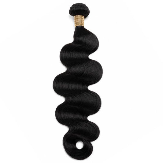 Jet Black Body Wave Human Hair Bundles - Bellezza Boutique